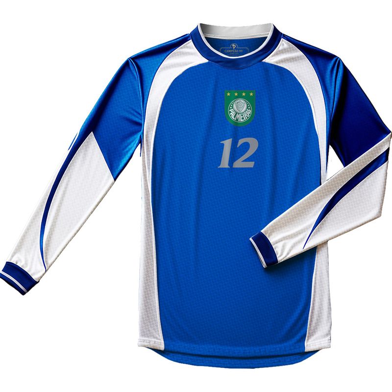 Camiseta Palmeiras Marcos Retro M/L 1999 Masculina