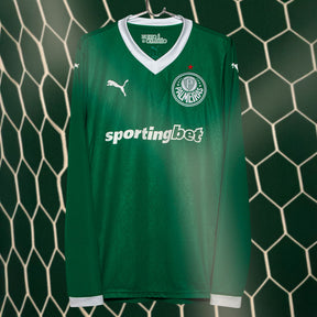 Camisa Palmeiras Puma I 25/26 Torcedor - Manga Longa