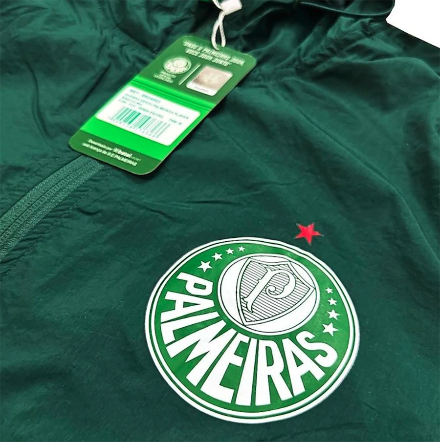 Jaqueta Corta-Vento Feminina Palmeiras 2024