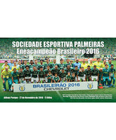 Placa Pôster Eneacampeão Palmeiras 2016