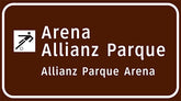Placa Arena Allianz Parque
