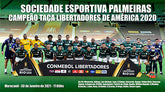 Placa Pôster Campeão Libertadores 2020