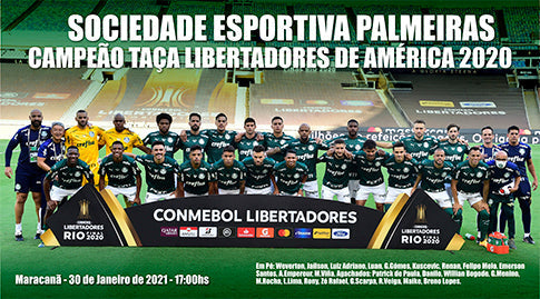 Placa Pôster Campeão Libertadores 2020