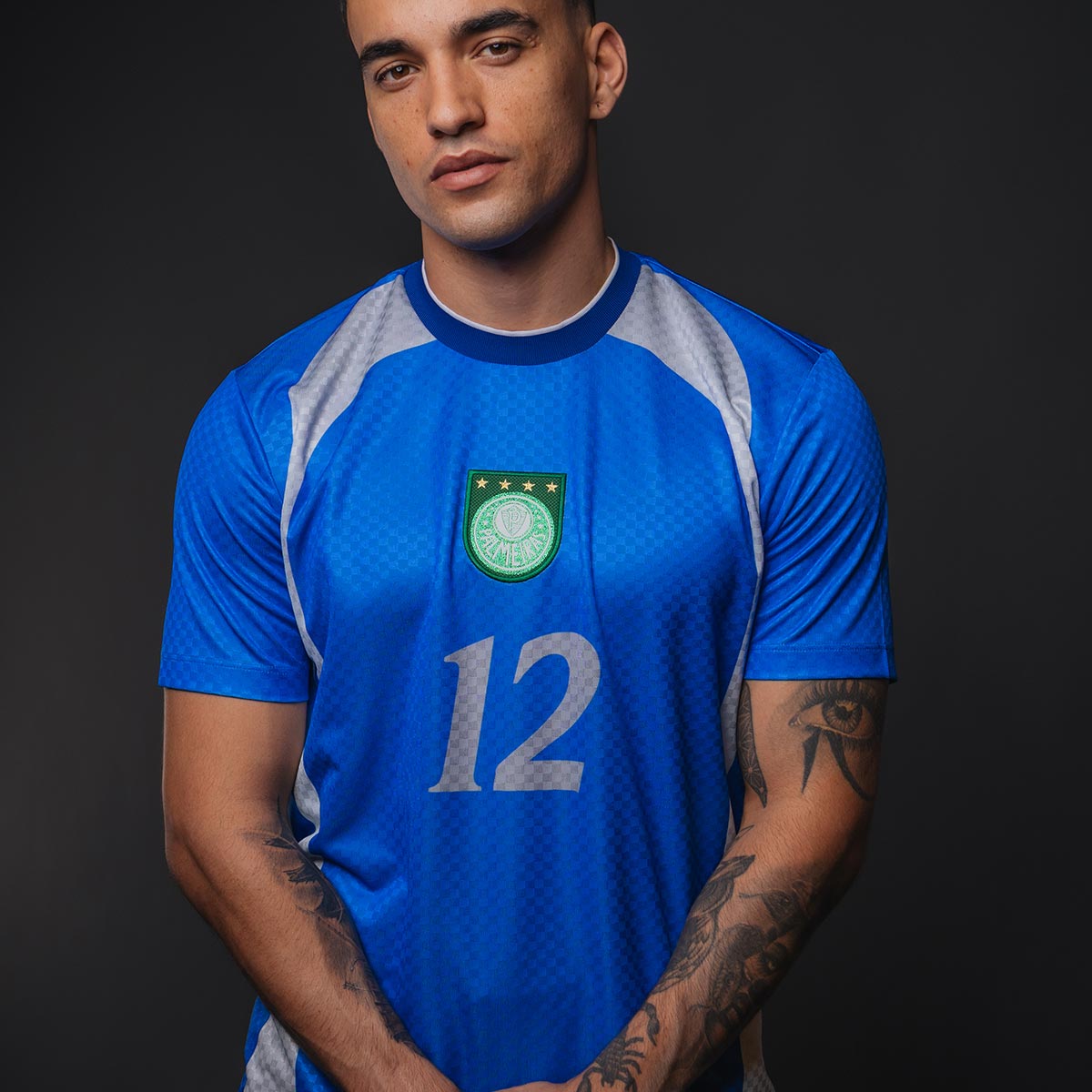 Camisa Palmeiras Retrô Marcos 1999 Manga Curta Masculina