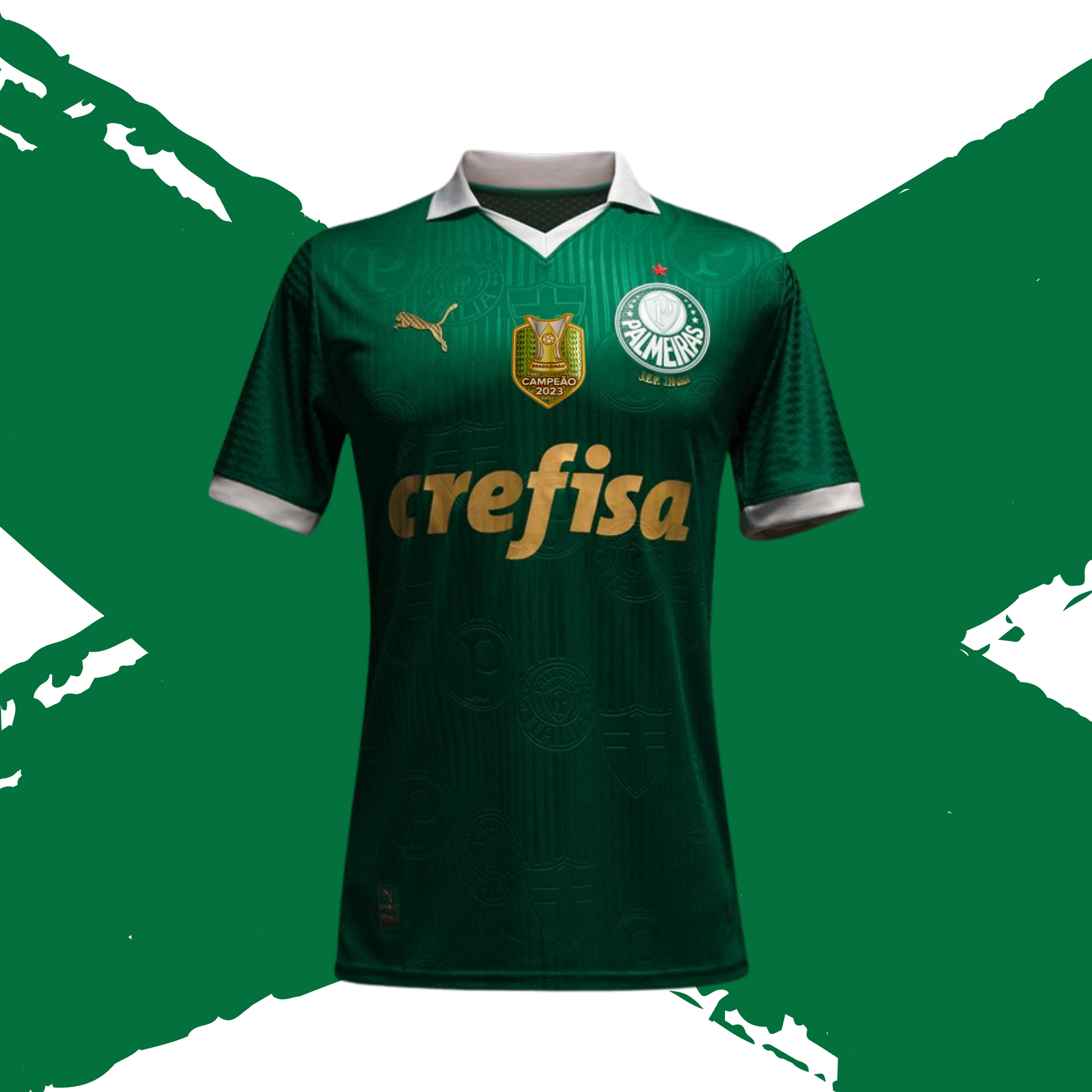 KIT VERDE E BRANCO ALVIVERDE - EDIÇÃO EXCLUSIVA COM 2 CAMISAS PALMEIRAS 24/25!