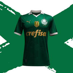 KIT VERDE E BRANCO ALVIVERDE - EDIÇÃO EXCLUSIVA COM 2 CAMISAS PALMEIRAS 24/25!